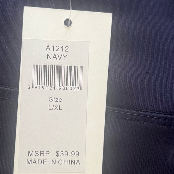 LYDAA activewear joggers navy blue stretch side stripes Dallas NWT Women L/XL - Picture 10 of 12